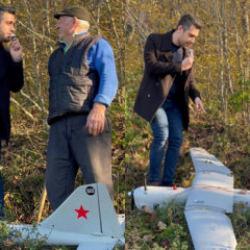 Kocaeli&rsquo;deki Rus İHA&rsquo;sını vatandaş baltayla indirmiş