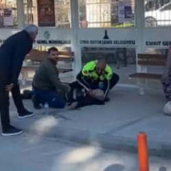 Polisin ilk yardım m&uuml;dahalesi hayat kurtardı