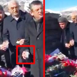 &Ouml;zg&uuml;r &Ouml;zel'in Kamer Gen&ccedil;'in mezarına rakı d&ouml;kt&uuml;ğ&uuml; ortaya &ccedil;ıktı