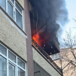 Sinop'ta korkutan yangın: Binadakiler tahliye edildi!