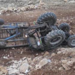 Şırnak'ta trakt&ouml;r devrildi: &Ccedil;ok sayıda yaralı var