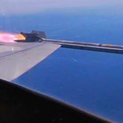 T&uuml;rk hava sahasını İHA'yla taciz! F-16'larımız AIM-9X f&uuml;zesiyle vurdu