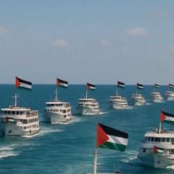 100 farklı &uuml;lkeden y&uuml;zlerce gemi Gazze i&ccedil;in yola &ccedil;ıkıyor