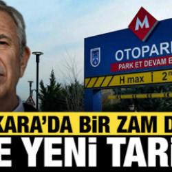Ankara'da toplu taşımadan sonra bir zam daha: İşte yeni tarife!