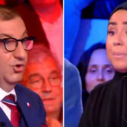 Avrupa'nın İslam kini canlı yayında! "Bedevi gibi giyinmişsin"