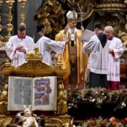 Papa 14. Leo, ilk kez Noel ayini y&ouml;netti