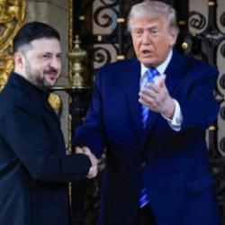 Trump ve Zelenskiy Mar-a-Lago&rsquo;da g&ouml;r&uuml;şt&uuml;! 'B&uuml;y&uuml;k ilerleme kaydettik'