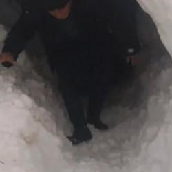 Diyarbakır&rsquo;da ahırı kardan kapanan besici t&uuml;nel a&ccedil;arak hayvanlarına ulaştı