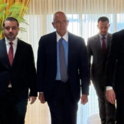 Ahmed Şara ile g&ouml;r&uuml;şen Tom Barrack'tan son dakika a&ccedil;ıklamaları