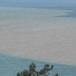 Bartın'da denizin rengi değişti