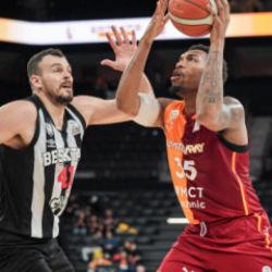 Beşiktaş potada Galatasaray'a mağlup oldu