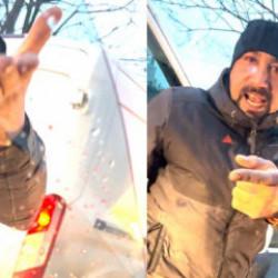 'Senin ağzını burnunu kıracağım' diyerek s&uuml;r&uuml;c&uuml;y&uuml; tehdit eden şahsa ceza 