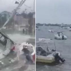 İstanbul&rsquo;da fırtına bilan&ccedil;osu: Boğaz trafiği durdu, tekneler battı, saat 22.00 uyarısı