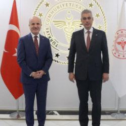 Y&Ouml;K Başkanı &Ouml;zvar'ı kabul eden Bakan Memişoğlu'ndan işbirliği mesajı