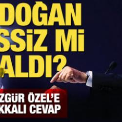 &Ouml;zel'e tokat gibi 'Erdoğan' cevabı: Batılılara ağlamadı, savaş u&ccedil;aklarına meydan okudu