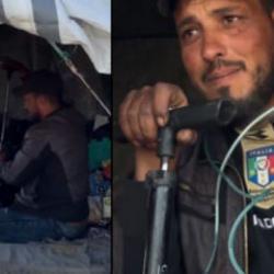 Solunum cihazı yerine lastik pompası! Filistinli gen&ccedil; hasta annesine b&ouml;yle &ccedil;&ouml;z&uuml;m buldu