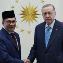 Son dakika... Malezya Başbakanı Ankara'da