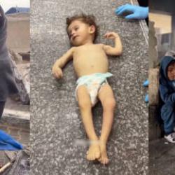 Gazze'de masumlar soğuktan can veriyor