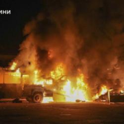 Rus f&uuml;zeleri ve İHA'ları Ukrayna'yı vurdu