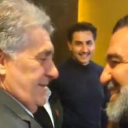 Serdal Adalı, Arda Turan ve Emre Bel&ouml;zoğlu bir araya geldi! 3'l&uuml; arasında samimi anlar