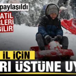 T&uuml;rkiye beyaza b&uuml;r&uuml;necek! Yeni harita paylaşıldı! 41 il i&ccedil;in son dakika kar uyarısı
