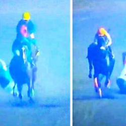 At yarışında korkun&ccedil; olay! Jokey feci şekilde &ouml;ld&uuml;