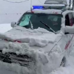 Giresun&rsquo;da 5 KOAH hastasına 4x4 ambulansla ulaşıldı