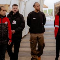 Hamilton Gazze halkına destek i&ccedil;in &Uuml;rd&uuml;n'e gitti: 'Konuşmaya devam etmeliyiz'