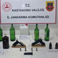Kastamonu'da sahte i&ccedil;ki operasyonu: 4 ş&uuml;pheli yakalandı