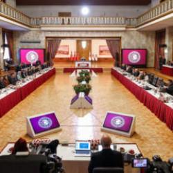 TBMM Başkanı Kurtulmuş, tarihi komisyon &uuml;yeleriyle g&ouml;r&uuml;şt&uuml;