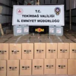 Tonlarca ka&ccedil;ak &uuml;r&uuml;n ele ge&ccedil;irildi, 18 ş&uuml;pheli g&ouml;zaltında