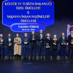 Yaşayan insan hazineleri ve &ouml;zel &ouml;d&uuml;ller sahiplerini buldu