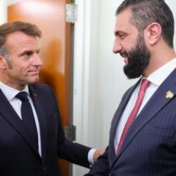 Şara'yla Macron arasında Suriye g&ouml;r&uuml;şmesi