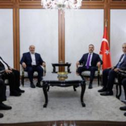 Bakan Fidan, Hamas heyetiyle g&ouml;r&uuml;şt&uuml;