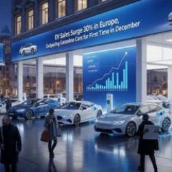 Benzinli ara&ccedil; saltanatı bitiyor: Avrupa'da elektrikli modeller zirveye yerleşti