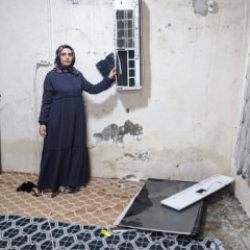 Boşanma aşamasındaki koca, 4 &ccedil;ocuğunun kaldığı evdeki eşyaları par&ccedil;aladı