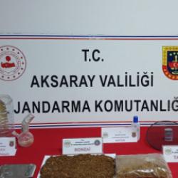 Aksaray'da zehir tacirine darbe: Evinden cephanelik ve uyuşturucu &ccedil;ıktı