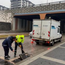 Gaziantep B&uuml;y&uuml;kşehir, sağanak yağışa karşı teyakkuzda