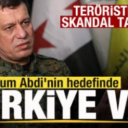 Mazlum Abdi'nin hedefinde T&uuml;rkiye var! Ter&ouml;ristlere talimat verdi Fitne ifşa oldu