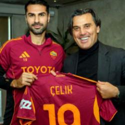 Roma'yı ziyaret eden Montella, Zeki &Ccedil;elik'le g&ouml;r&uuml;şt&uuml;