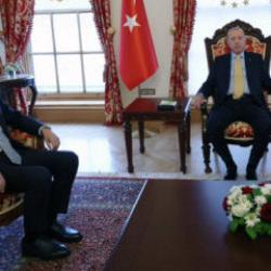 Cumhurbaşkanı Erdoğan, TBMM Başkanı Kurtulmuş'u kabul etti