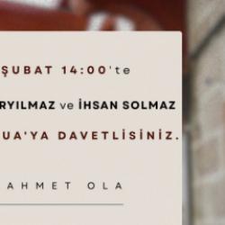 Fatih Kitabevi'nden Mesut Eryılmaz ve İhsan Solmaz i&ccedil;in dua daveti
