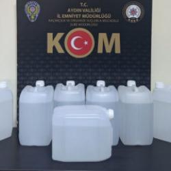 Hepsi bir ara&ccedil;ta bulundu: 45 litre etil alkol ele ge&ccedil;irildi!