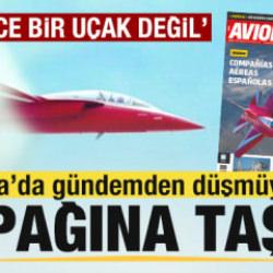 H&Uuml;RJET d&uuml;nyada yankı uyandırdı! Avion Revue kapağına taşıdı: Sadece bir u&ccedil;ak değil