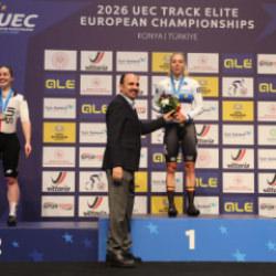 Konya'da Avrupa Pist Bisikleti Şampiyonası gururu: D&uuml;nya rekorları kırıldı