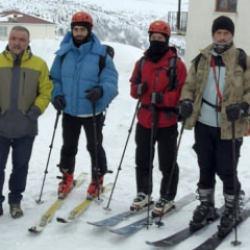 Mesoraş Yaylası&rsquo;nda bir ilk: Zirvede dağ kayağı ile spor turizmi