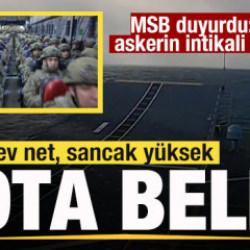 MSB g&ouml;r&uuml;nt&uuml;leri paylaştı: G&ouml;rev net, sancak y&uuml;ksek, rota belli! 
