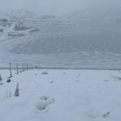 Sivas 4 Eyl&uuml;l Barajı buz tuttu