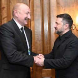 Aliyev ve Zelenskiy M&uuml;nih G&uuml;venlik Konferansı'nda bir araya geldi