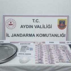 Aydın&rsquo;da 170 gram metamfetamin ve 52 sentetik ecza ele ge&ccedil;irildi